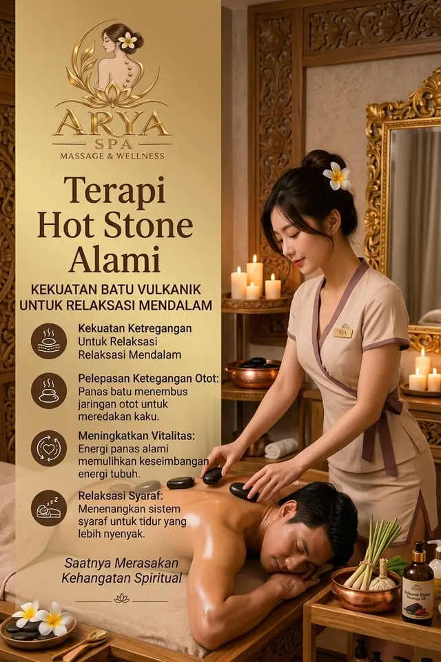 Hot Stone Massage - ARYA Massage Surabaya